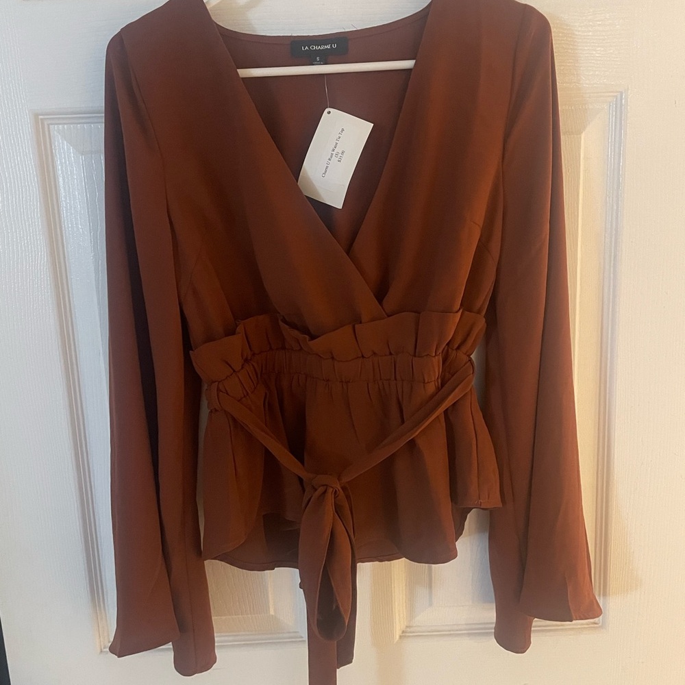 NWT Wrap Blouse